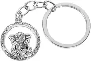 ABOOFAN Elephant Keychain for Boys and Unique Elephant God Shape Car Key Ring and Backpack Charm Lucky Symbol of Fortune for Animal Lovers