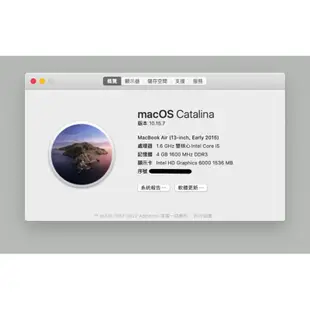 Apple MacBook Air 13吋 2015 I5/4G/128G 雙核 筆電 福利品 現貨 廠商直送