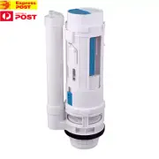 Toilet Flush Valve Button Cistern Dual Push Flush Siphon 25cm/H Fit Most Toilets