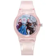 Frozen Hot Pink Elsa Anna Watch Children Kids Pink Diamonds Disney Character