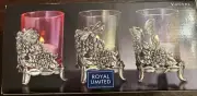 Royal Limited Candle Votive Holders Set of 3: Butterfly, Dragonfly, Ladybug NIB