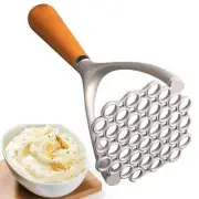 Ricer Handle Mash Masher Stainless Tool & Potatoes Steel Potato Vegetables AL