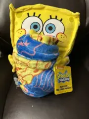 SpongeBob Character Pillow and Silk Touch Throw Blanket 40”x50”