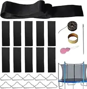 Trampoline Mat Repair Kit - Heavy-Duty Triangle Ring Buckle | Durable TramMpoline Patch | Trampoline Repair Patch Kit for Mat Tears, Frame Attachments & Safety Fixes