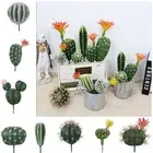 DIY Artificial Cactus Potted Cute Artificial Cactus Plants Garden