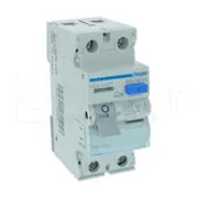 Hager CDA240T Residual Current Circuit Breaker, 230/415V AC 40A 2 Pole 50HZ 30MA A For Domestic