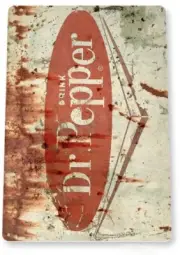 DR PEPPER TIN SIGN GOOD FOR LIFE SODA SOFT DRINK TASTE THE ORIGINAL BE A 12x18