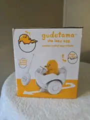 NEW Gudetama By Sanrio The Lazy Egg Dual Action Remote Control Egg Vehicle