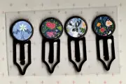 Graphic45 SPRING IS IN THE AIR #104 Antique Copper (4) Metal Clips HANDMADE