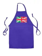 Italy Union Jack Flag - Unisex Kids Apron - Italian United Kingdom UK Country