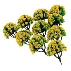 10pcs 6cm Model Trees Architecture Train Railway Wargame Diorama Scenery New