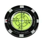 Golfball Marker Golfs Putting Aid Round Bubble Levels High Reader