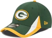 Green Bay Packers Men's New Era 39THIRTY Team Training Hat Cap (Small/Medium)
