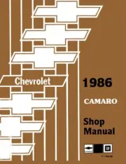 1986 Chevrolet Camaro Shop Service Repair Manual Book Engine Electrical OEM