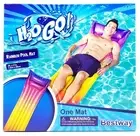 H2O GO! Rainbow Pool Mat Lounge Raft 6 Feet 27" Float 2-Chamber Pillow Design