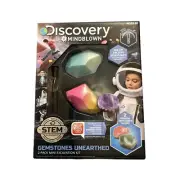 Discovery Mindblown Gemstones Unearthed STEM Toy NIB Mini Excavation Kit