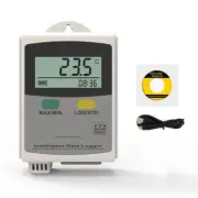 Temperature & Humidity Data Logger Deviation Calibration Function Built-in Probe