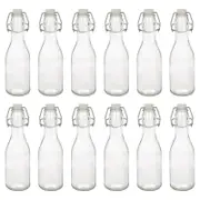 Argon Tableware Glass Bottles with Swing Top - 250ml - Pack of 12