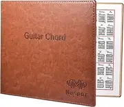 [zolyet] 6 String Acoustic/Classical/Electric Guitar Chord Book Paperback Chart Brown