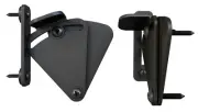 Rolltrak Spares BARN DOOR LATCH 90110 Matt Black Powder Coated Steel *Aust Brand