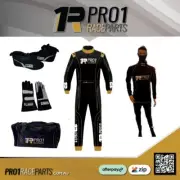 SFi 3 Layer Suit Race Gear Package Race Speedway Drag Boot Glove Underwear + Bag