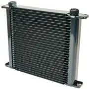 Flex-a-lite 28-Row Engine Oil Cooler Universal 11",10",1-1/2" (7/8-14 UNF)