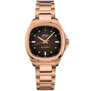 New Mido Multifort TV 35mm Rose Gold Steel Women's Watch M0493073329600