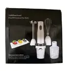 Multi-use food processor, hand blender, stick mixer with chopper, whisk New