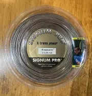 Signum Pro Firestorm 17 reel (1.20mm 120) Tennis string. Premium Poly. Full, New