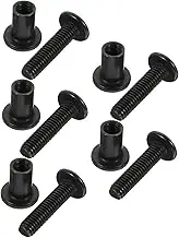 NUOBESTY 5Sets Binding Post Screws Countersunk Bolt Cap Nuts for Furniture Crafts and Projects Durable and Resistant Fasteners