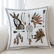 Cool Native American Set Cushion Cover