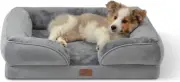 Bedsure Orthopedic Dog Bed Medium Size Dogs - Washable Medium Dog Bed Waterproof