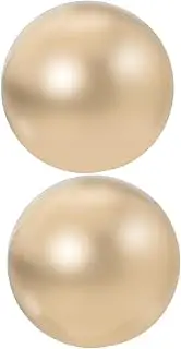 VALICLUD 2Pcs Brass Hand Massage Balls Convenient Portable Relaxation Balls for Adults for Hand Therapy and Home Decoration Durable Craftsmanship for Long Lasting Use