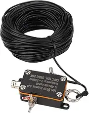 VELATEMOR Portable EFHW Antenna 3-30MHz 40-10m, QRP HF End Fed for Ham Radio, Lightweight Aluminum Kit with Storage Bag - CW/SSB ≤24W FT8 ≤5W