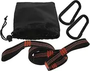 GAROZATION 1 Set Hammock Straps Tree Swing Hanging Kit Tree Swing Straps Swing Hangers Hanging Straps Hammock Tree Straps Camping Hanging Rope Tree Swing Rope Hammock Accessories Hammock Rope