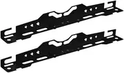 Generic Set of 2 Wheel Alignment Plates for Automotive Toe Adjustment Tool, Black