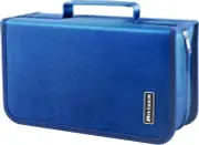 CD/DVD Case Holder, 128 Capacity CD VCD Media Wallet, Storage, Blue