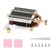 Metal CPU ICE Cooling Fan U-Shaped Copper Tube Low-Profile Part For VisionFive2