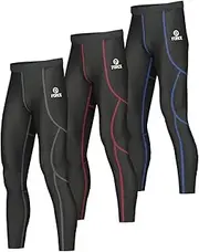 [Deckra] Mens Compression Tights Base Layer Under Pants Running Gym, Yoga Armour Tights Ultra Performance