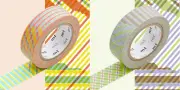 Masking Tape MT Set Scottish Stripe - Checked - Red X Green