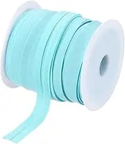 uxcell 1/2 Inch Single Fold Bias Tape Polyester Continuous Bulk Bias Tape for Sewing, Seaming Quilting Hemming Binding Crafts (Lake Blue 25 Yards)