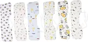 SWOOMEY 6pcs Newborn Belly Button Belts Soft Cotton Belly Button Band with Slip Design Durable Easy to Clean for Comfortable Wear
