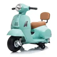 在飛比找環球Online優惠-【甜蜜家族】Vespa 迷你電動玩具機車 綠/紅/粉-紅色