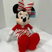 Disney Minnie Mouse Holiday Plush-NEW