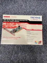TRENDnet- Modem- 56k [V.92] High Speed Internal PCI- Data/Fax/ Voice Modem-RETRO