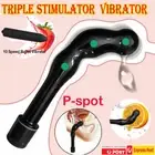 Vibrating Prostate Massager Anal Vibrator Butt Plug Stimulator Sex Toy for Women