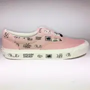 VANS Braindead Era LX Silver Pink Marshmallow White Sneakers VN0A38FAN8D Size 9