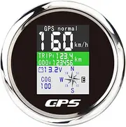 ELING 85mm Waterproof Digital GPS Speedometer Odometer Trip COG Voltmeter for Car Motorcycle Tractor Truck 9-32V with GPS Antenna