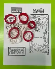 Stern Roller Coaster Tycoon pinball SILICONE rubber ring kit