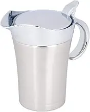 Lanpou Thermal Insulated Gravy Jug, Stainless Steel Double Wall Sauce Gravy Boat Pot, 750ml Capacity, Modern Style Jug